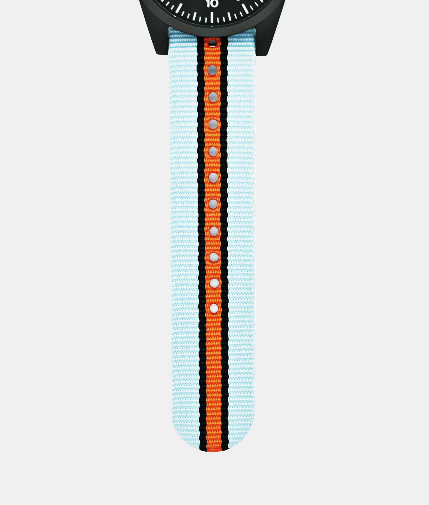 Light Blue & Orange Nato Strap Only