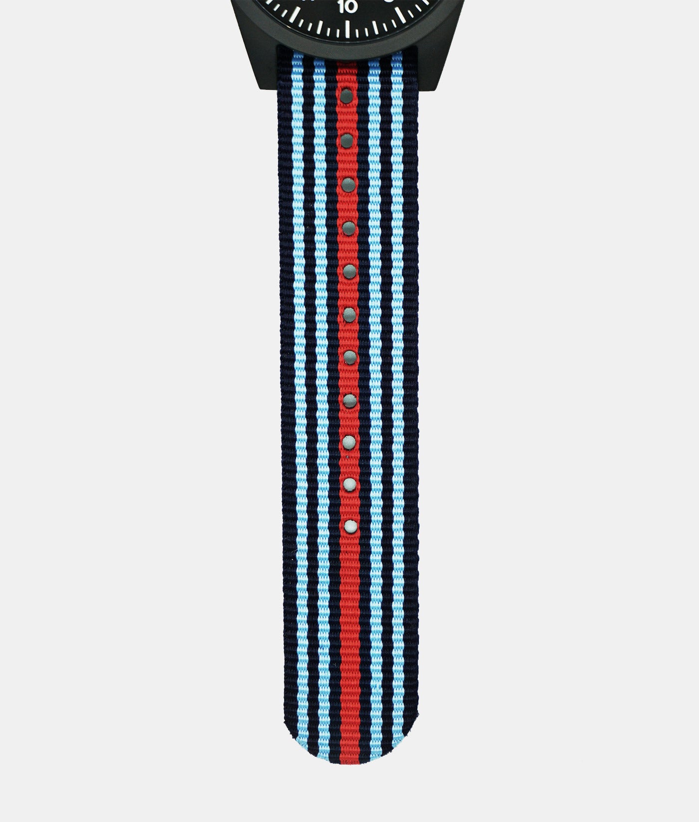 Red & Blue Small Striped Nato Strap Only